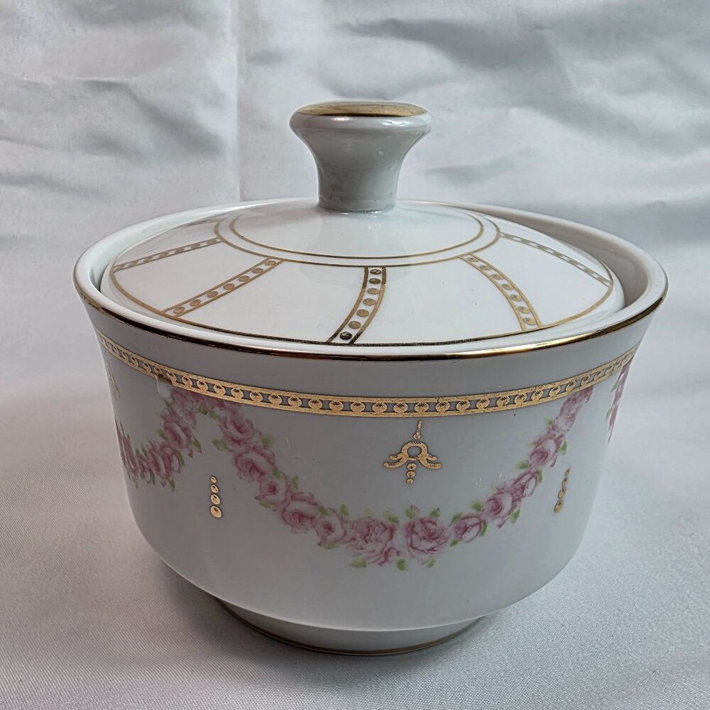 Royal Butler Paul Burrell Princess Diana Collection Creamer Pink Rose Swags